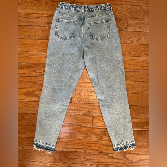 Cat & Jack Girls Light Blue Distressed Jeans Size 16 from Target Straight Leg - Picture 7 of 9